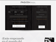 Tablet Screenshot of clubpasionhabanos.com